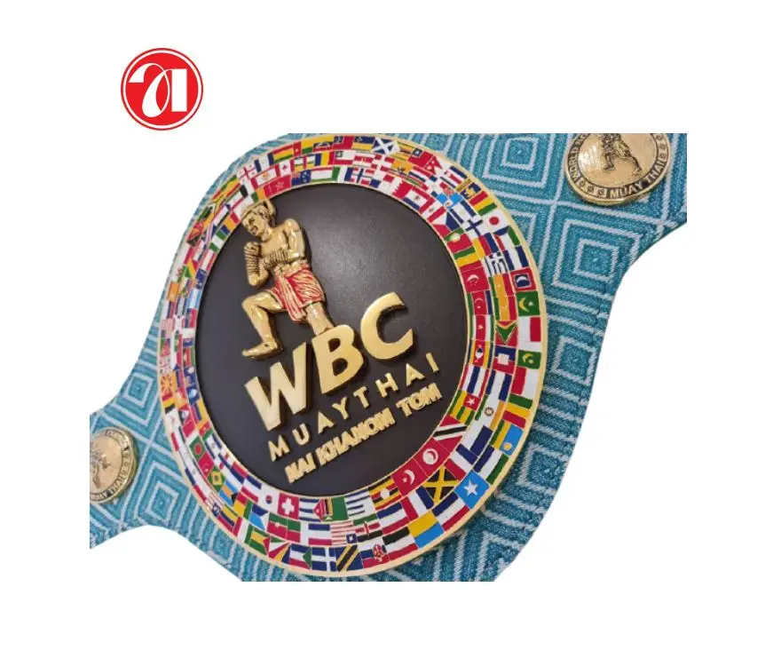 Высокое качество изготовление на заказ WBC muay thai ремень для чемпионата