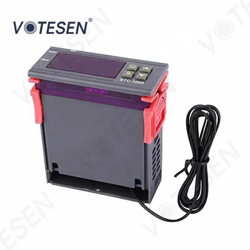 STC 1000 Digital Temperature Controller Contact Sensor 2 Relay Output Types Aquarium Thermostat 110V