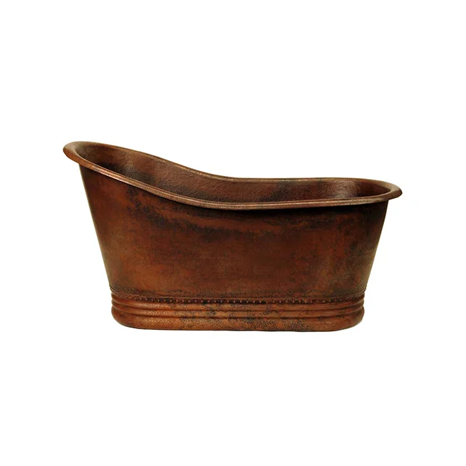 Manufacturer of Copper Bathtub Custom Made Hand Hammered Copper Hot Tub Shiny Copper Bathtub