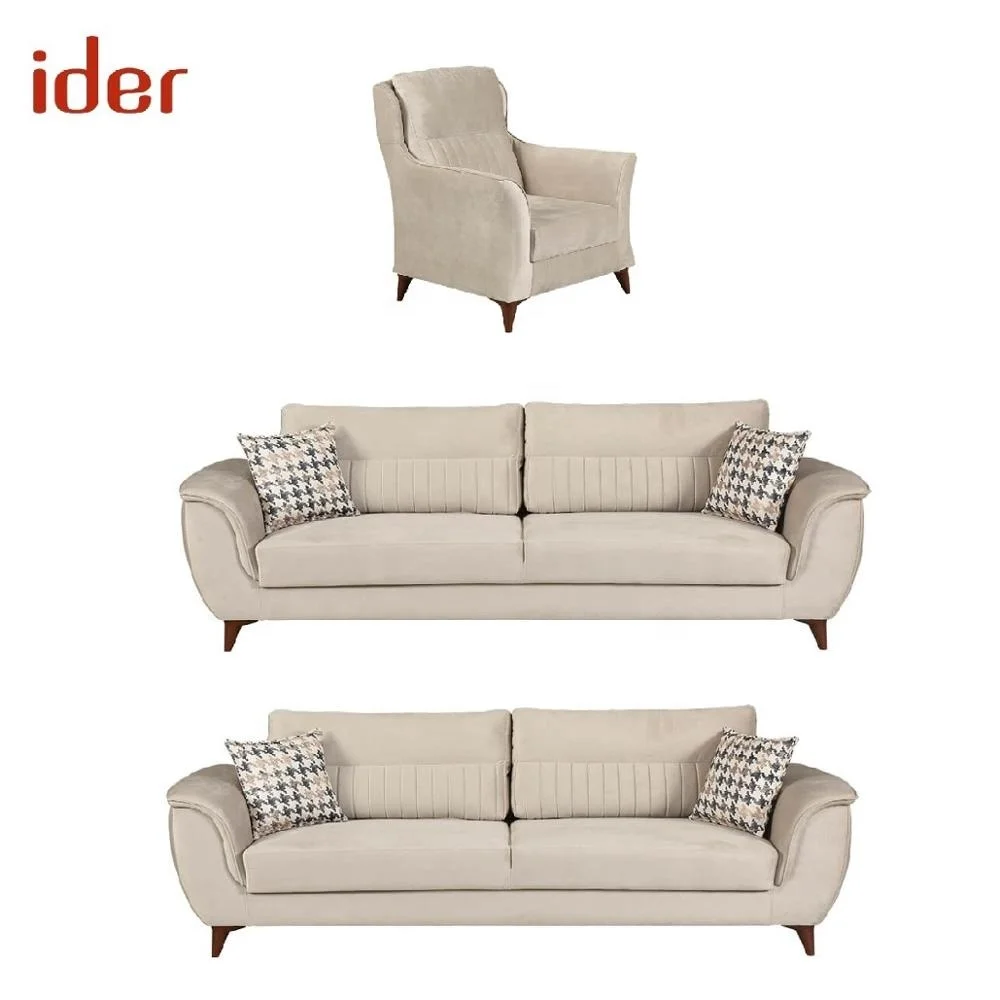 
Modern, Minimal Style, Comfortable, Fancy, Economic, Budget Friendly 2 Sofabed + Armchair Set (IDER ALARA SOFA BED SET) 