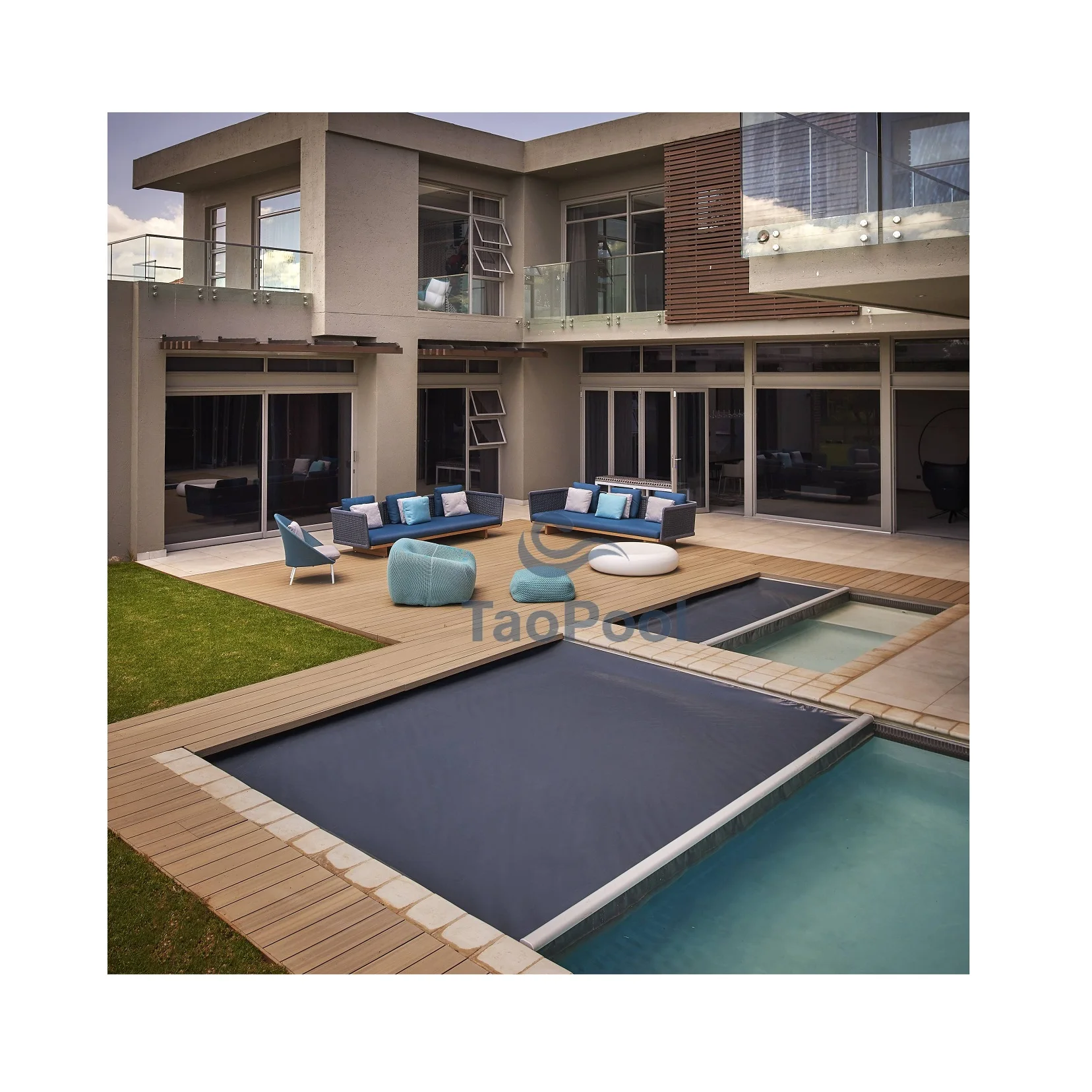 Крышка для бассейна, безопасная для всей семьи