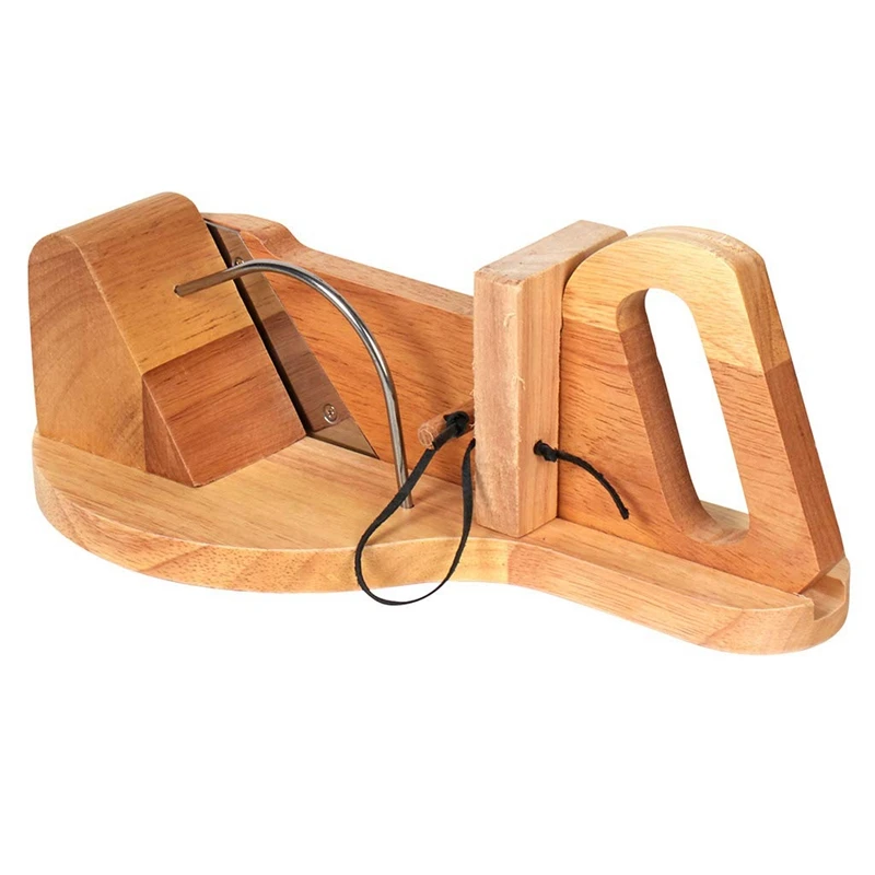 Sausage & Salami Wooden Bamboo Sausage Slicer