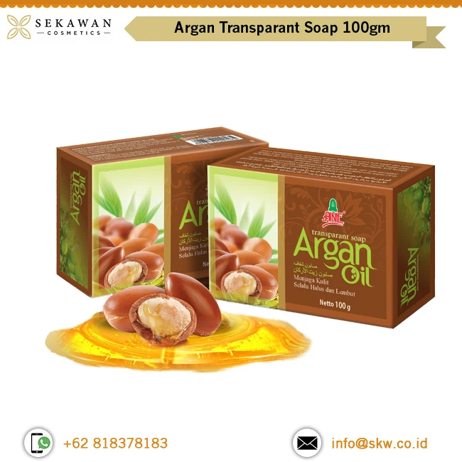 Direct Factory Hot Sale Pure Natural Organic Luxury Handmade Argon Oil Transparent Bar Soap at Low Market Price