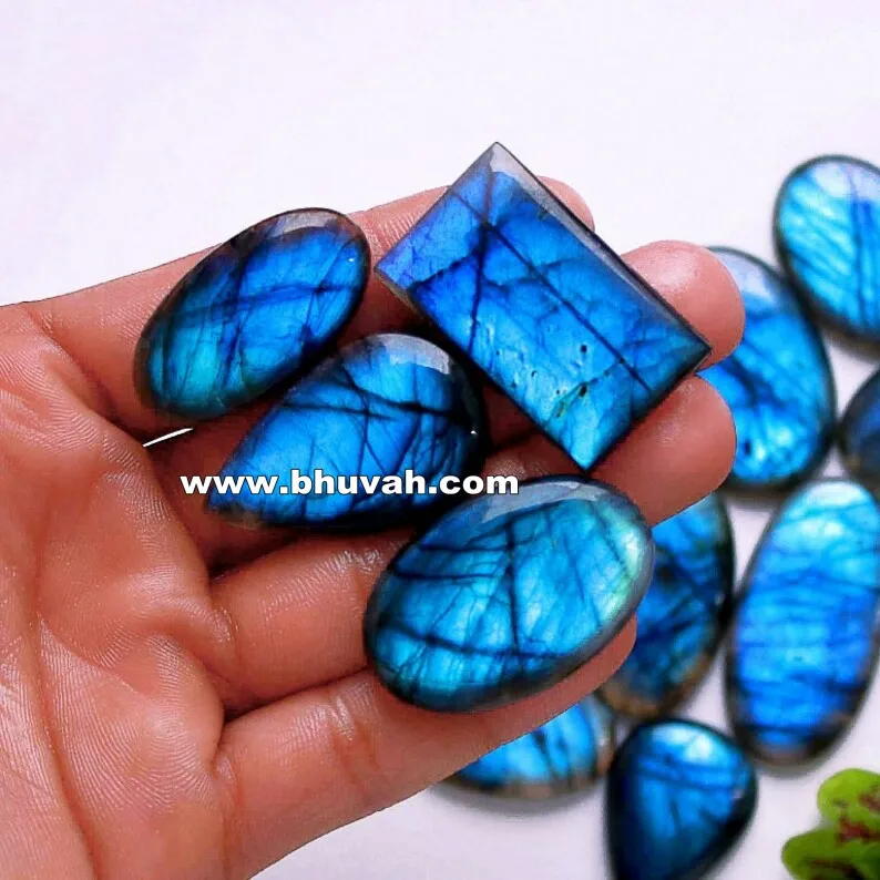 Top Assorted Quality Wholesale Price Bulk Lot on Sale Blue Fire Gemstone Cabochon Stone Labradorite