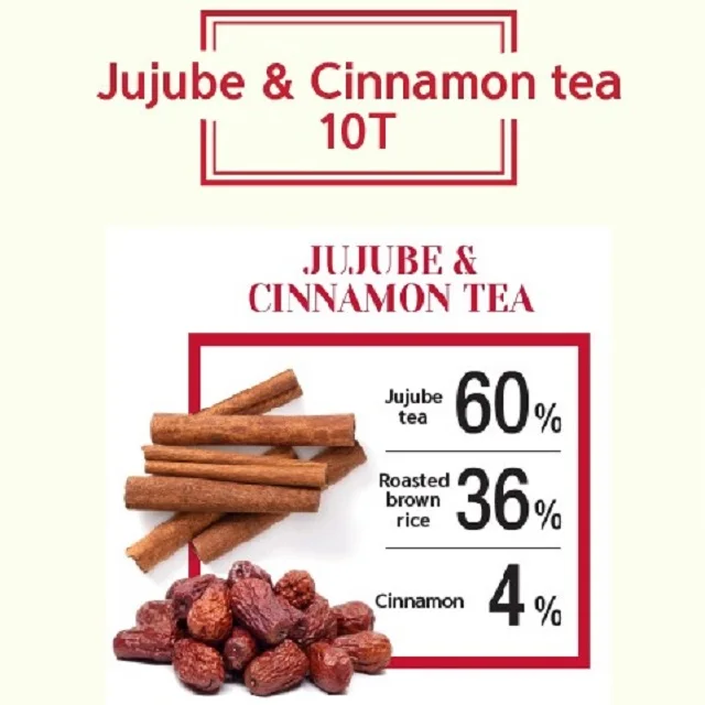 Premium Quality Korean Traditional Hot Tea Jujube & Cinnamon Tea Bag Healthy Korean Tea