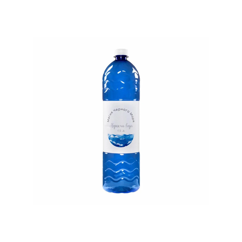 Natural scalp rinse sea water, sea wave packaging