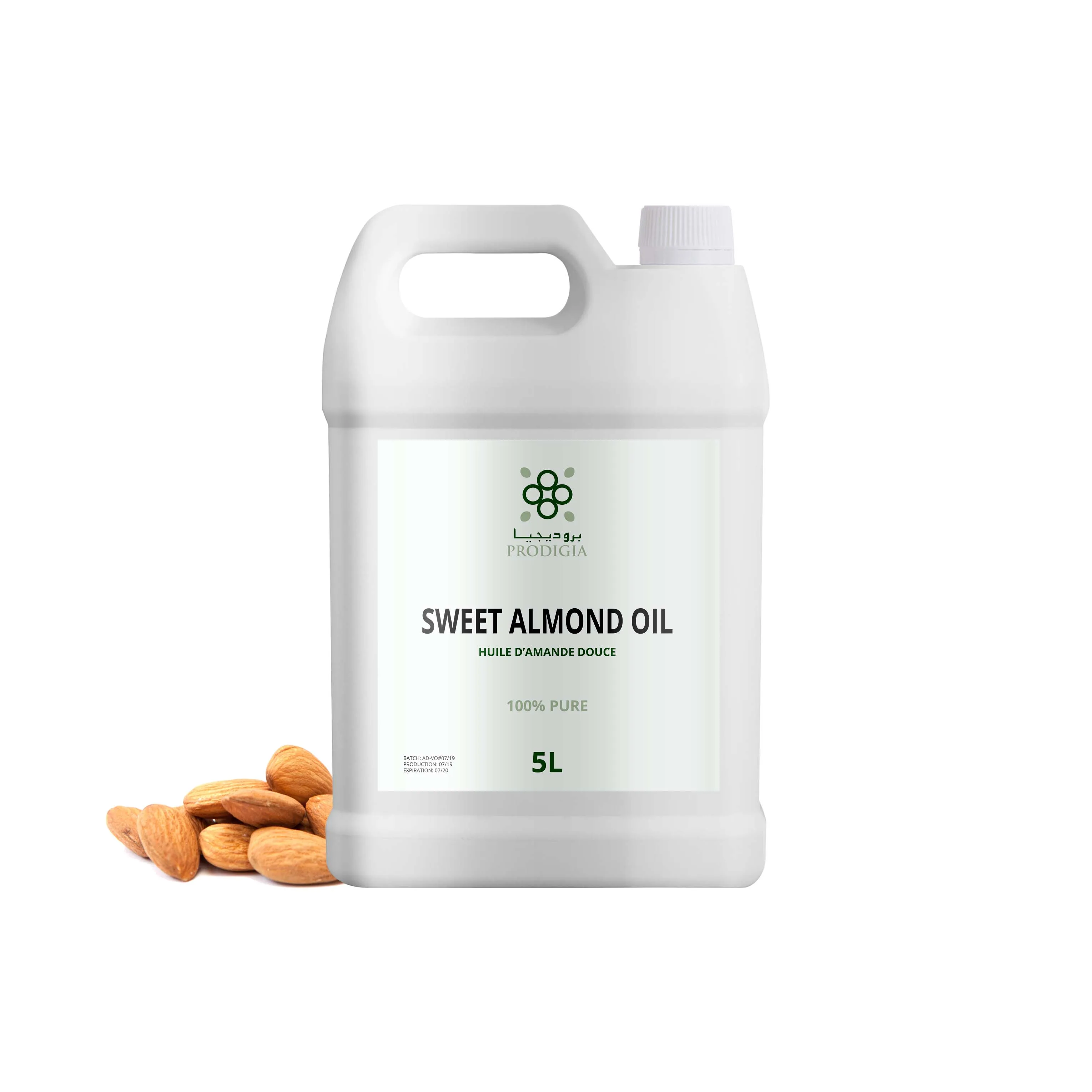 100% Natural and Pure Sweet Almond Oil For Skin Premium Quality From Morocco - Private Label