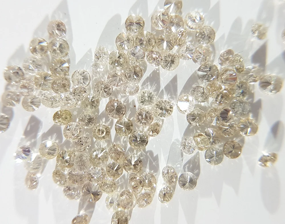 Natural Loose Brilliant Cut Diamonds I Color I Clarity 0.8-1mm Small Size for Designer Jewellery Non-treated