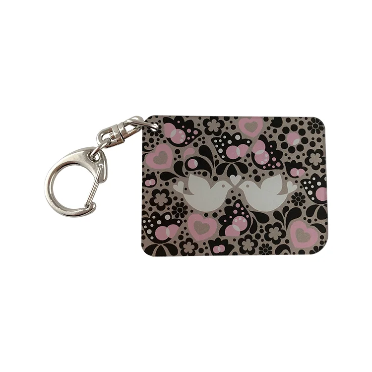 Couple Acrylic Key Chain Key Ring Key Holder for Souvenir Gift Custom