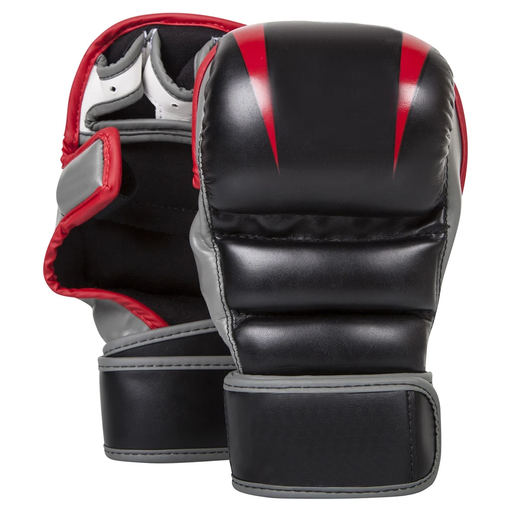 
Design Your Own Logo Half Finger MMA Gloves custom high quality leather MMA boxing Gloves 