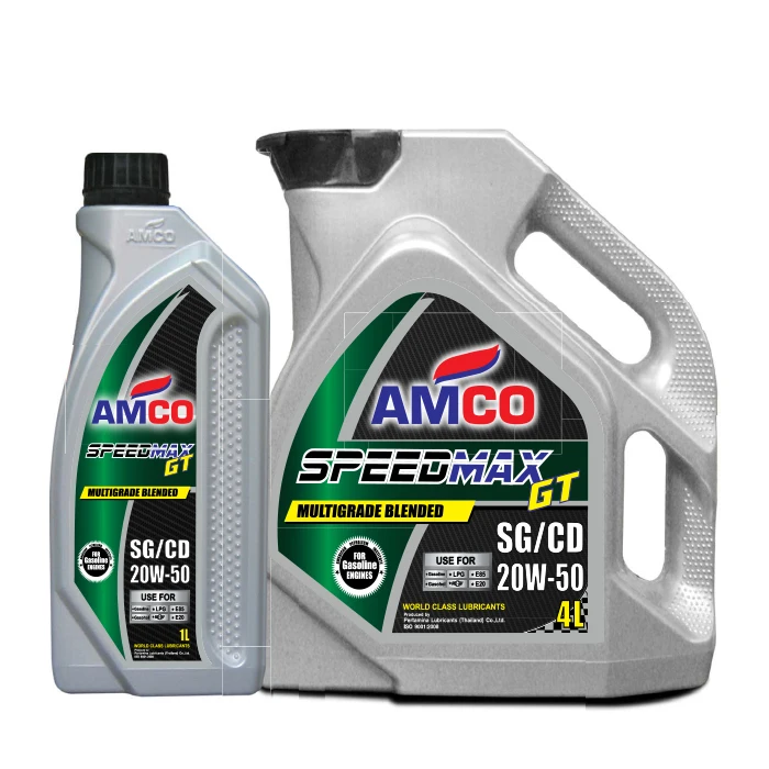 Amco Speedmax GT Api SG/CD 20W-50 Высококачественное Моторное масло из таиланда для экспорта