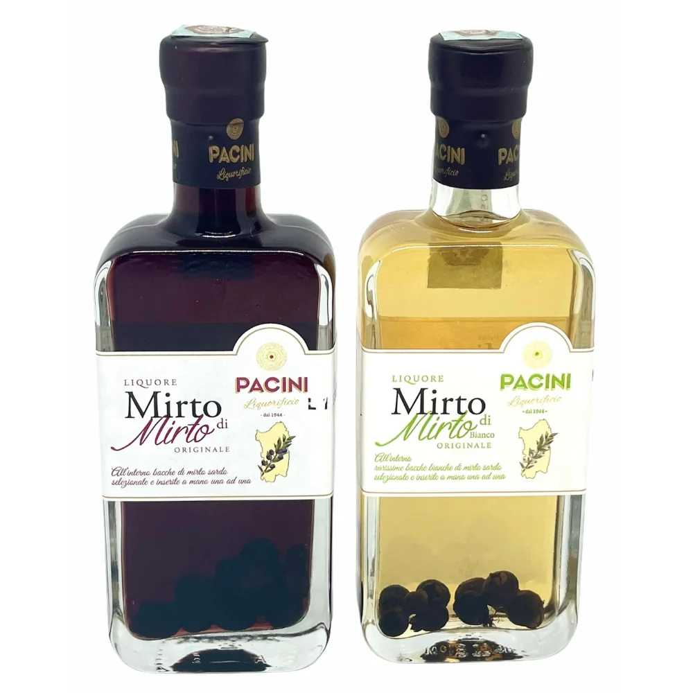 Высококачественный ликер PACINI красный Миртл 10 cl с сардинскими ягодами дикой внутри бутылки мини-формат для розничных