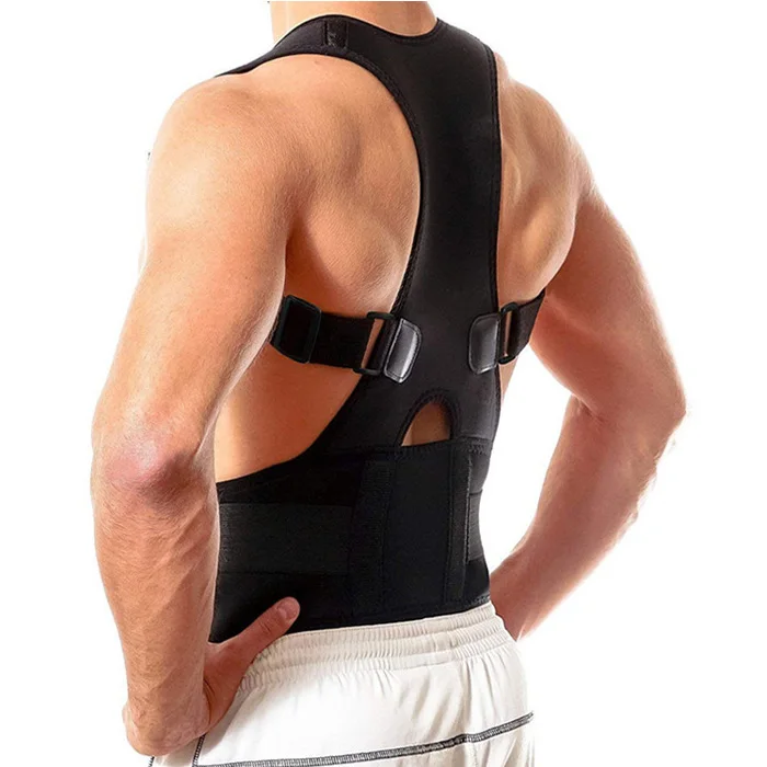 
Amazon hot sale improved magnetic therapy back posture corrector for women and men lower back 