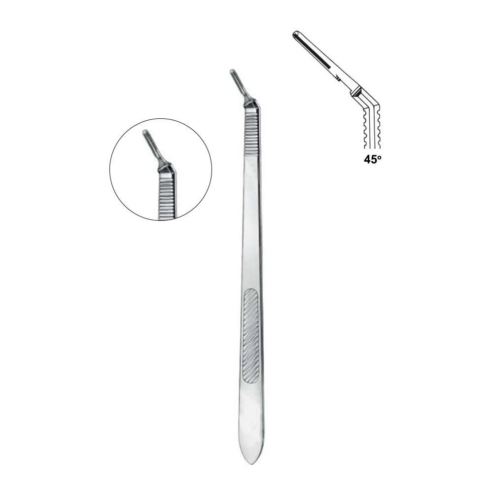 Ручка Скальпеля изогнутая вверх хирургическая хирургический нож скальпель ручка № 3 л