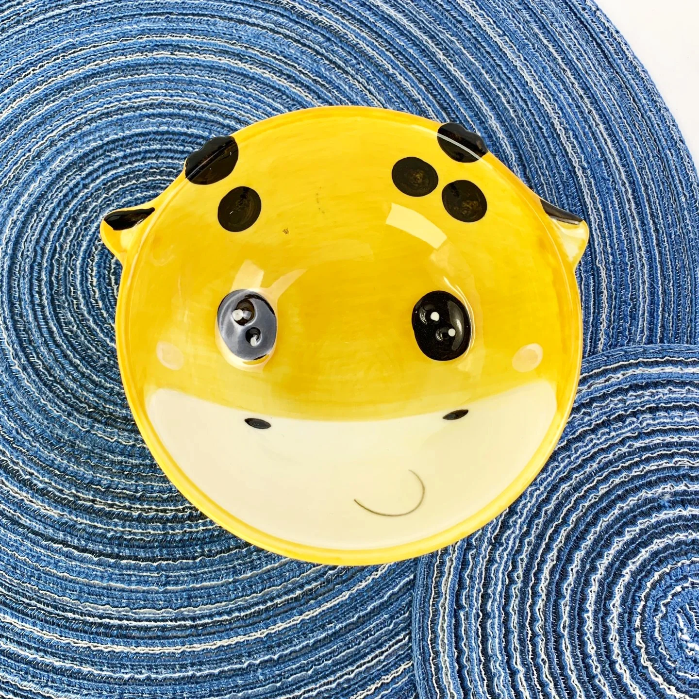 Hot Selling Dehua Hengfei Ceramic Cow Style Bowl  Dinnerware Set Hengfei