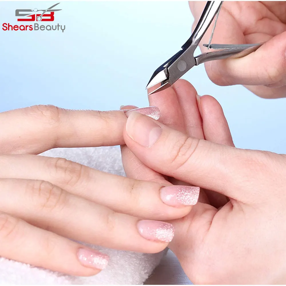 Пользовательский логотип высокое качество ножницы для ногтей набор лучший продавец профессиональные кусачки кутикулы