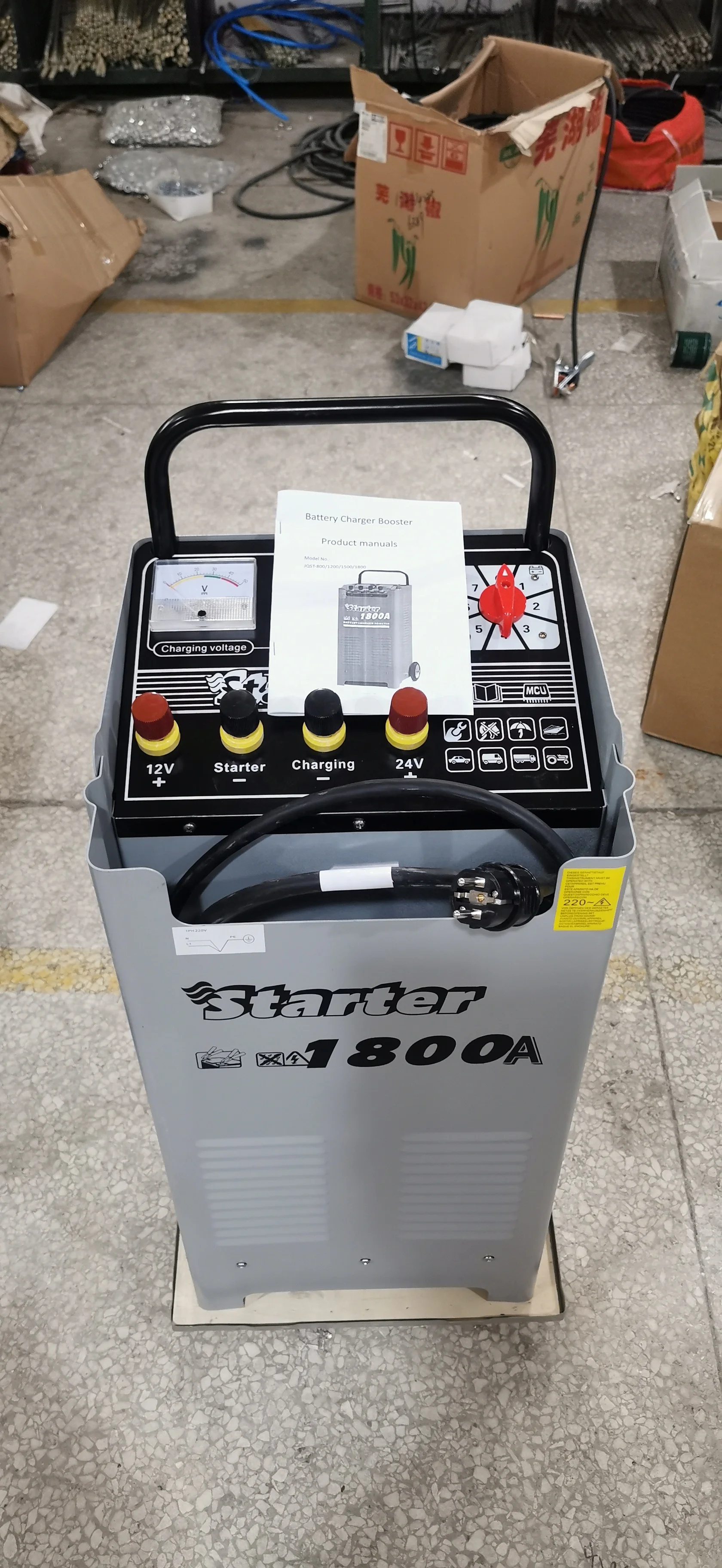 JQST-800 High tech aluminium and steel Car Battery Jump Start Charger and Booster