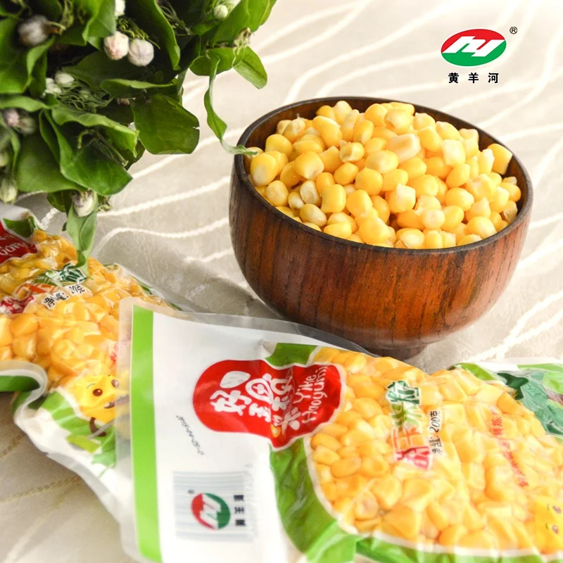 Whole Style and IQF Freezing Process sweet corn kernels with high quality