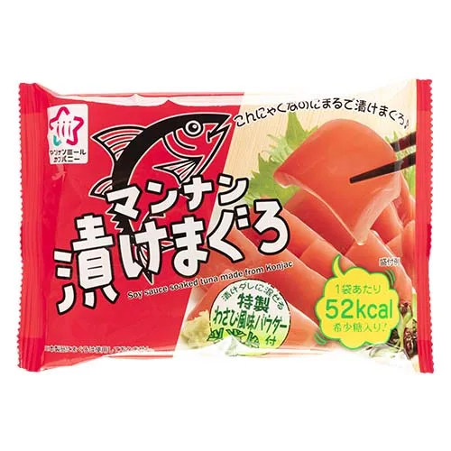 
Japanese food manufacturer HAISKY FOODS Soy sause soaked Tuna Mannan konjac / delicious, easy cooking, healthy to snack 