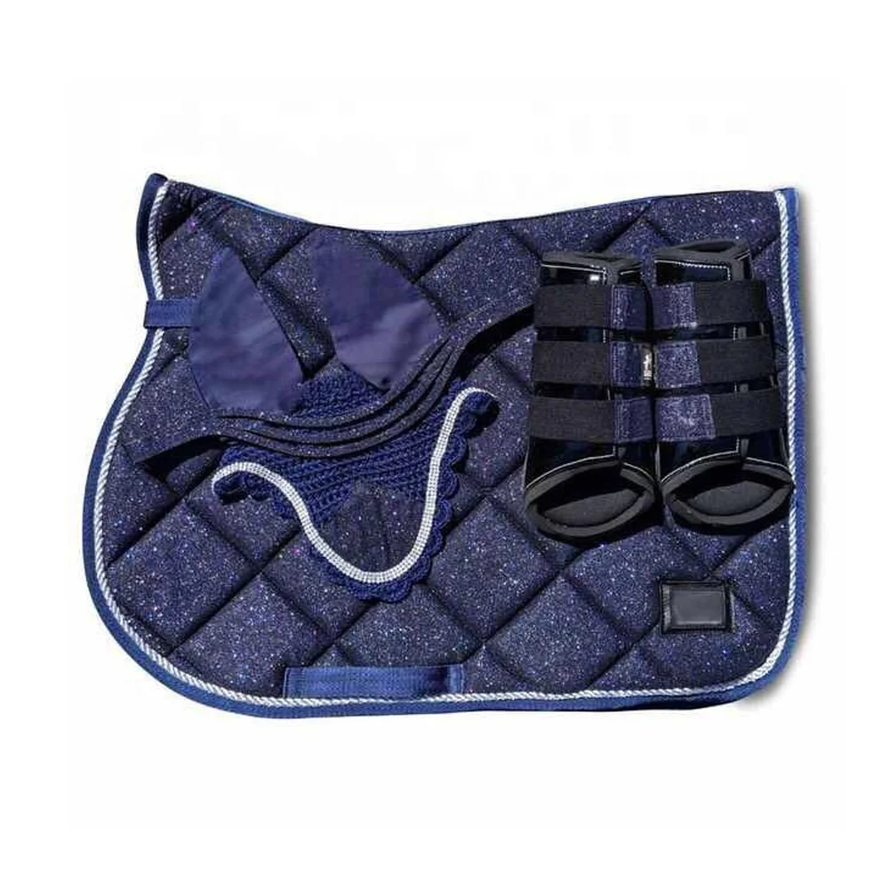 Лидер продаж OEM-сервис новый дизайн зимние теплые шерстяные подседельные прокладки для лошадей на заказ