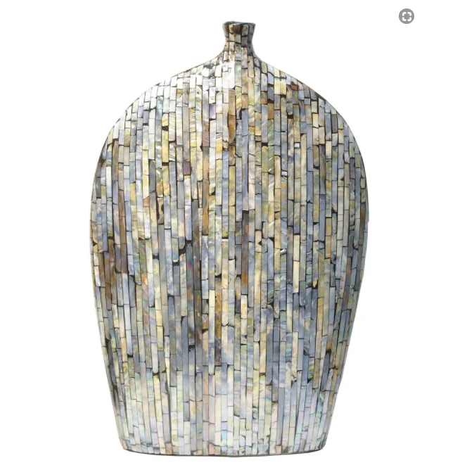 Wholesale mother of pearl flower vase for home decor and wedding 2020