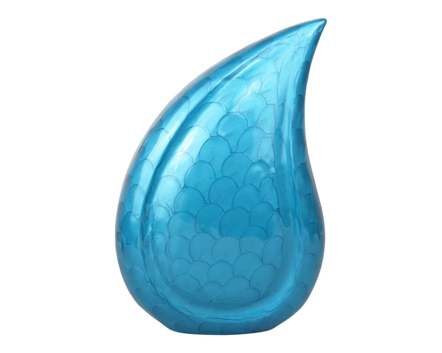 Самая низкая цена глянцевая фиолетовая металлическая урна для кремации людей погребальные принадлежности взрослых размера с оптовой ценой сочетающиеся сувениры