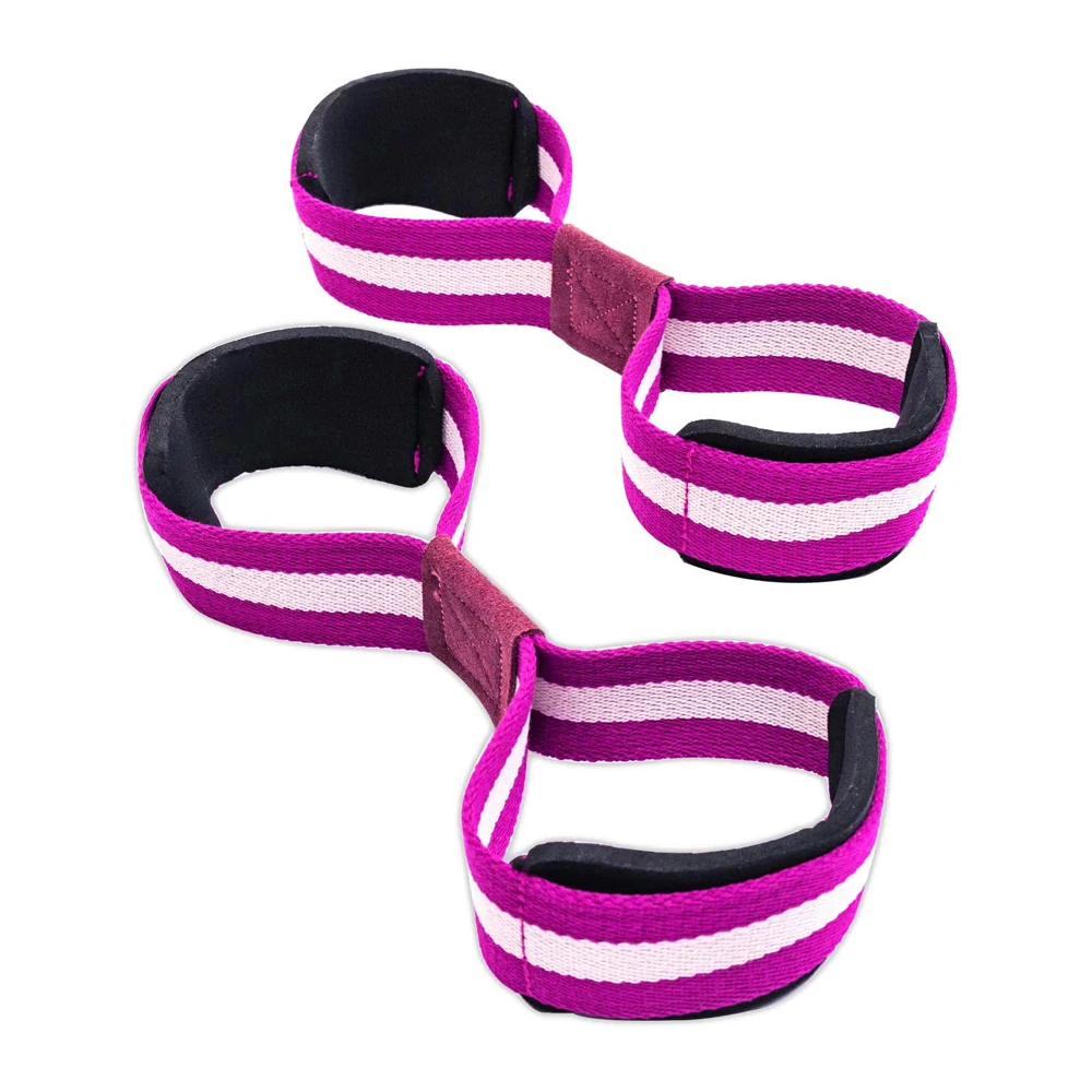 All Types Of Lifting Exercises Padded Figure 8 Lifting Straps for Powerlifting weightlifting lifts shrugs Gym Workout Enthusiast