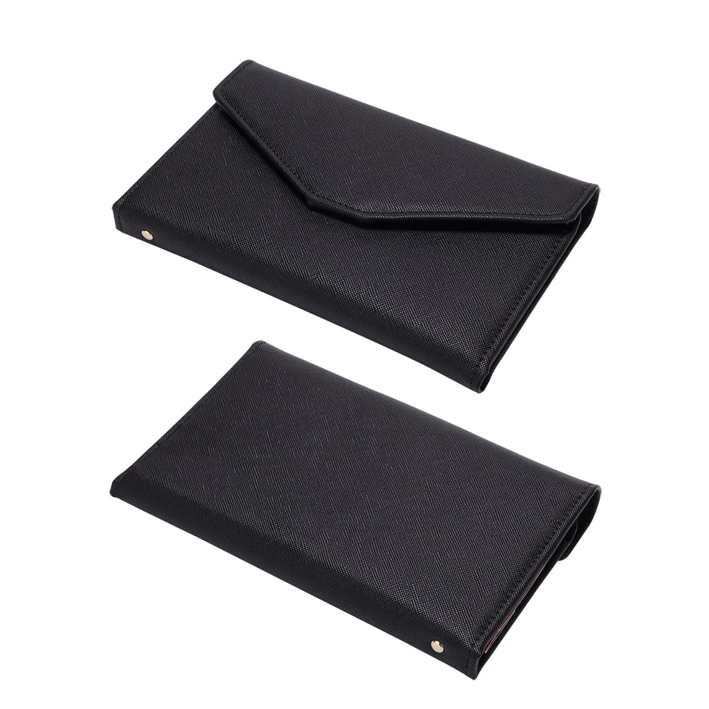 Hotsale RFID blocking business travel passport holder fashion cross pattern leather passport wallet