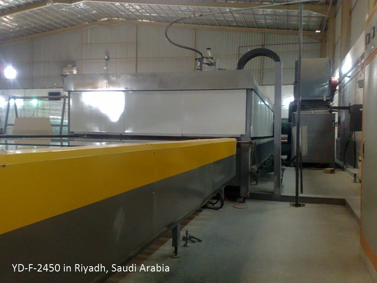 Flat tempering glass machinery