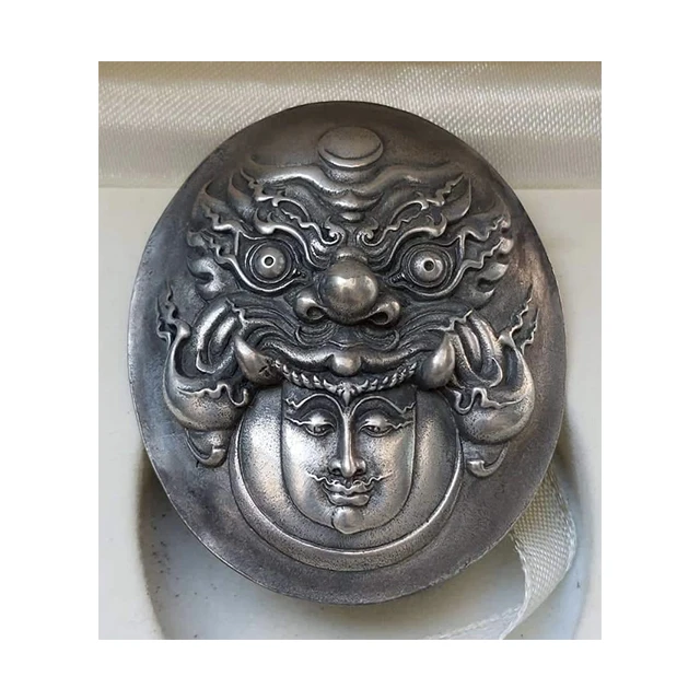 Rahu HINDU Charm Pendant Amulet Pewter (German Silver) Rahu Pewter Hindu God Premium Quality From Thailand