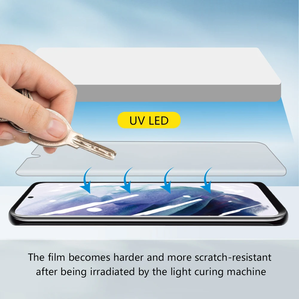 Wholesale HD Clear UV Screen Protector Mobile Phone PET Protective Film for UV Curing Machine