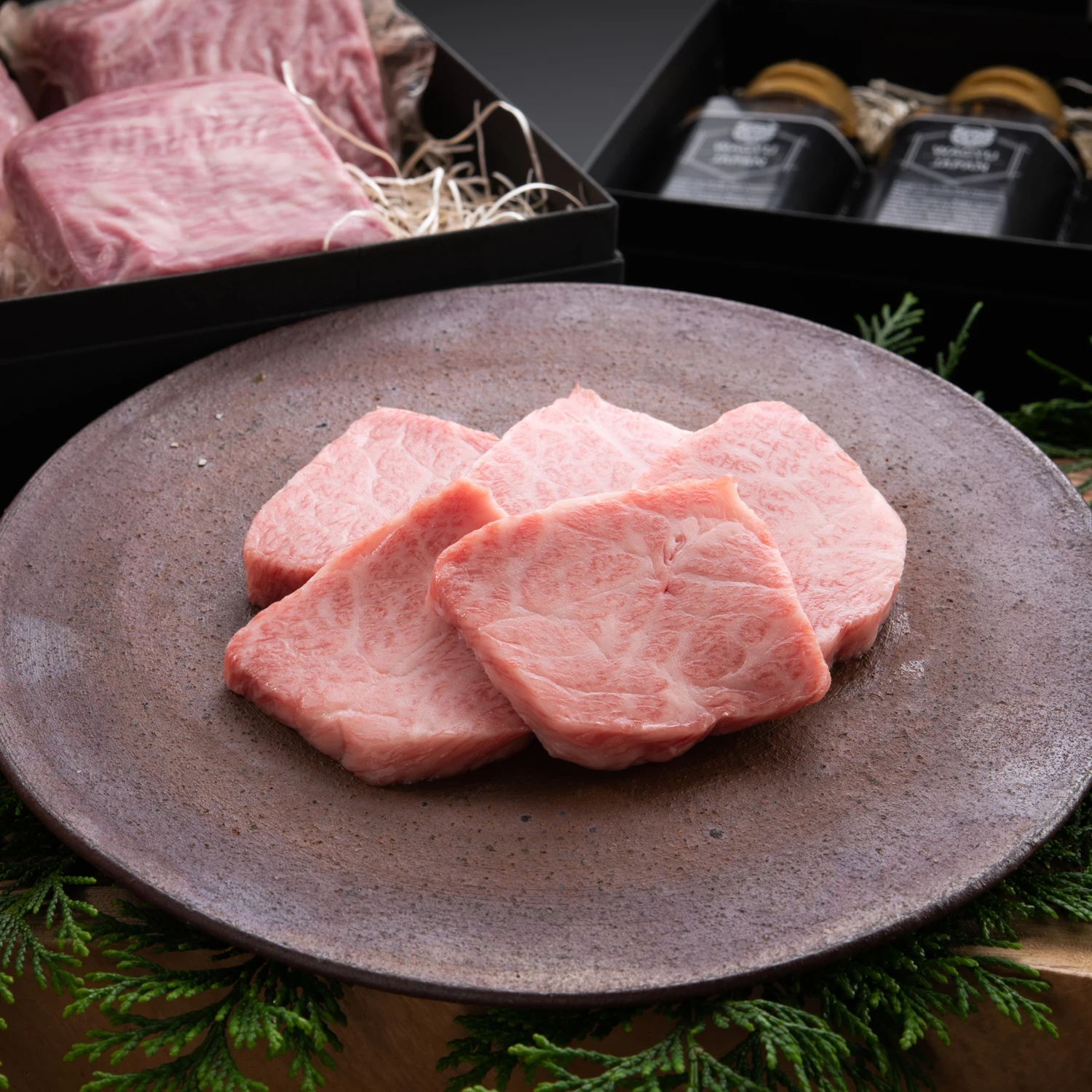 Замороженный вагюй полный набор HACCP мясо говядина Ribeye рулон Зажимной патрон полоса короткая тарелка нижний круглый