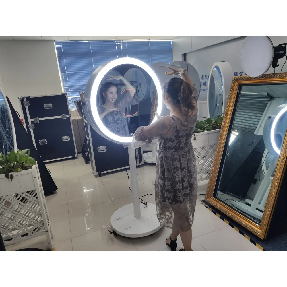 Hot Sale Wooden Mirror  Photo  Booth Photo Me for Rental