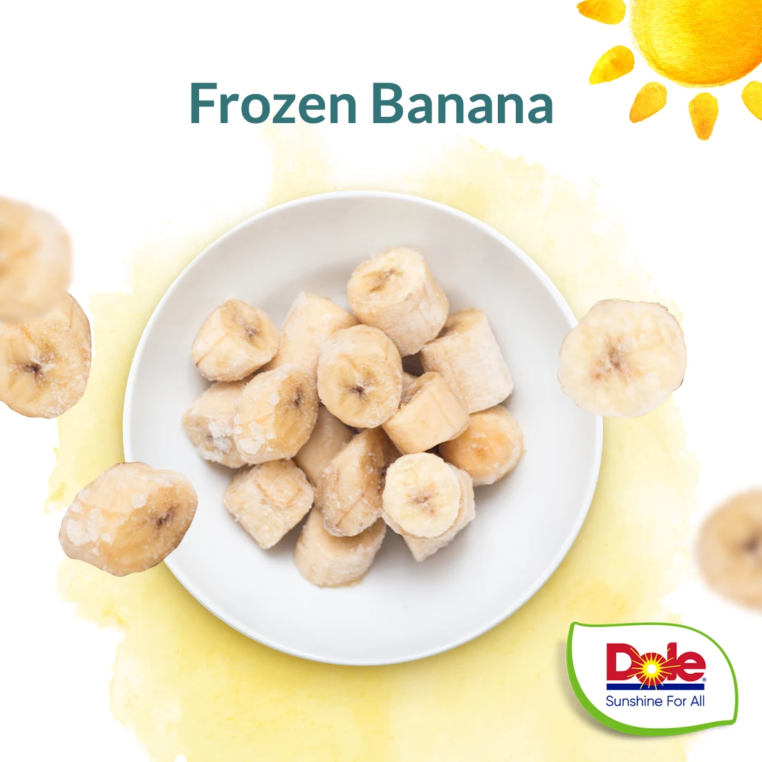 2021 Dole IQF Fruits Bulk Supplier - Frozen Cavendish Banana Slices from Philippines