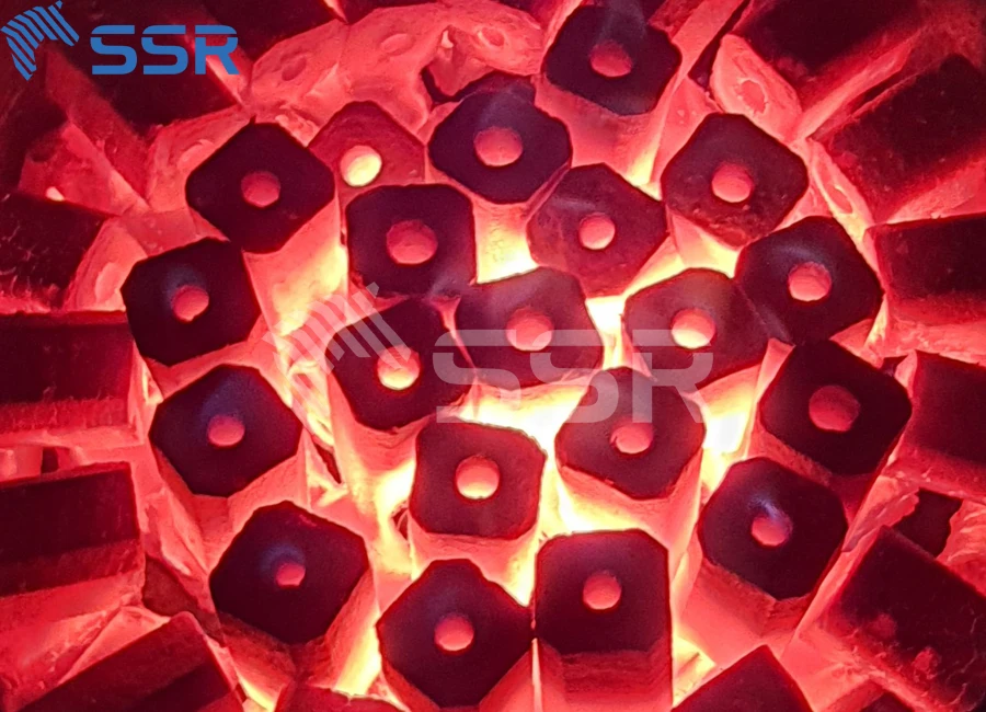 Белый уголь (Binchotan) черный брикет опилок для барбекю/нагрева/промышленного применения