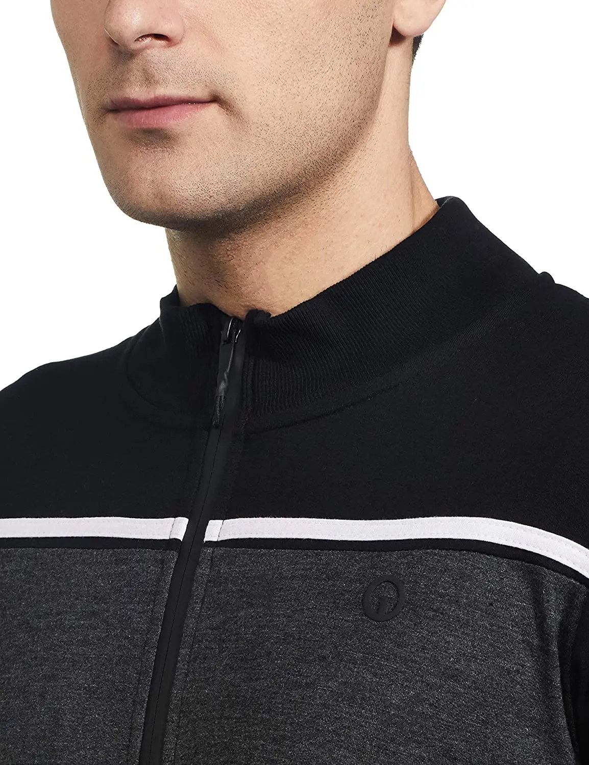 Unisex Slim Fit Tracksuit Contrast On Front And WaterProof Dtm Nylon Zip 3/3 Logo Free From Our Side