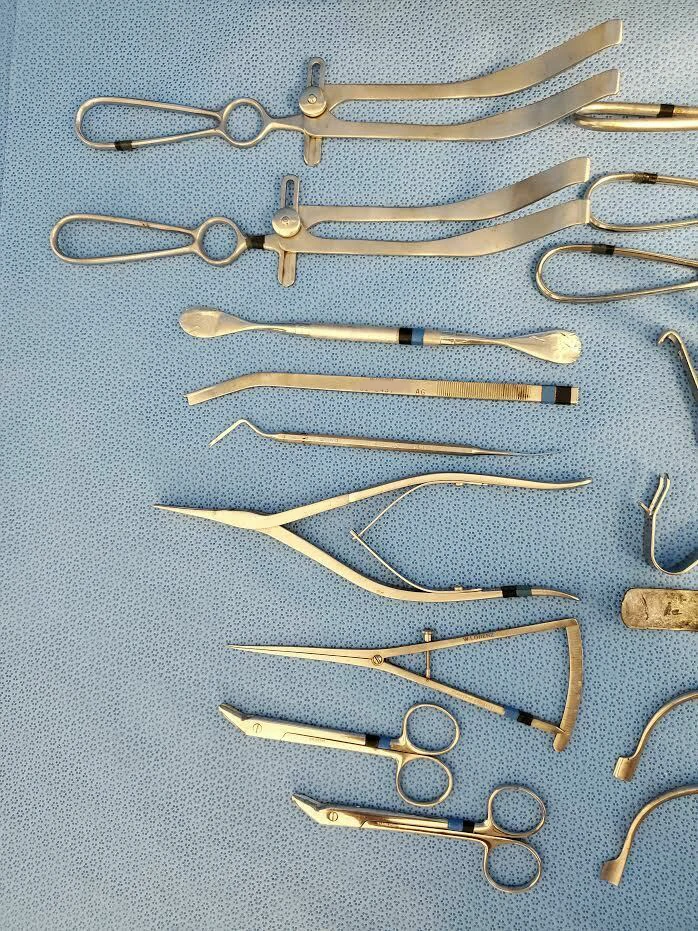 Инструменты для ортопедической хирургии набор из 19 инструментов хирургической maxilloface инструменты терапии