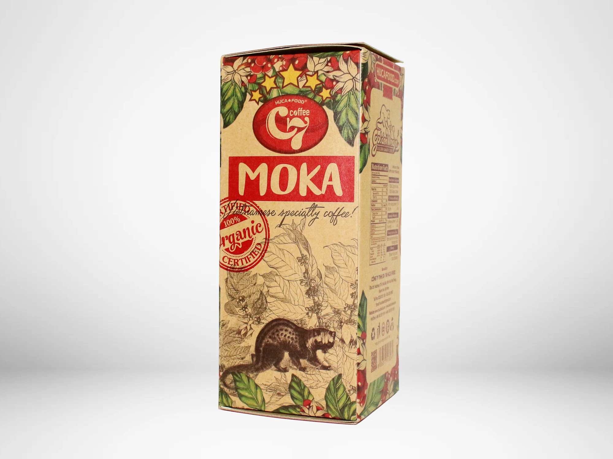 OEM ODM частная торговая марка «Golden weasel»-Специальный кофе Мока смесь среднее жареное HucaFood