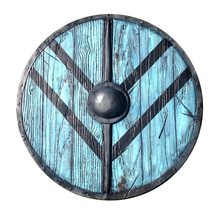 Ancient Medieval Armor Round Viking Shield Iron made Red Black Color Combat Protective Warrior Shield suppliers India