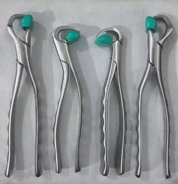 
Dental physics extraction forceps Medical high quality 4 pcs set dental extractions surgical instruments Adults/students 