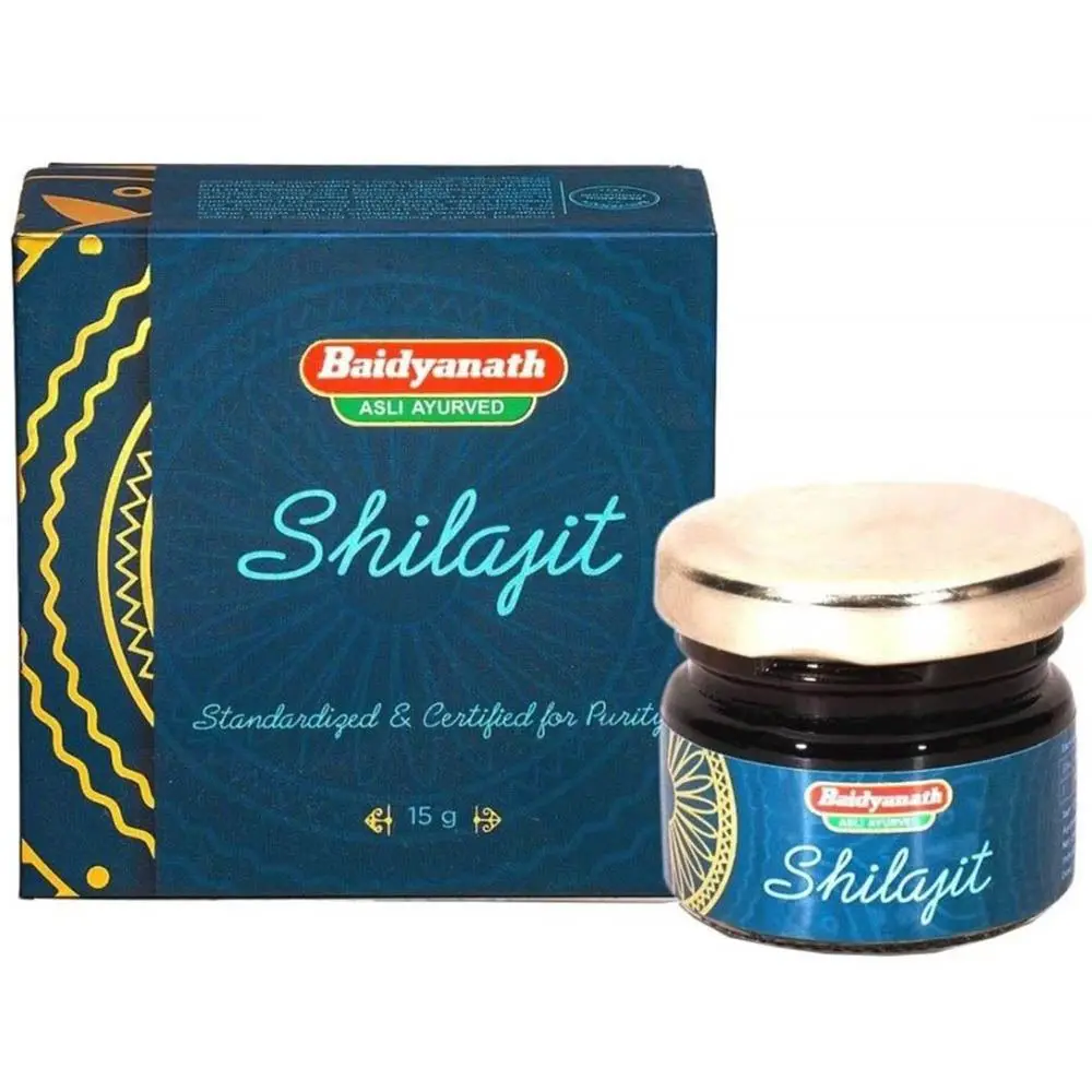 Медицинская добавка Baidyanath Shilajit (15 г) для прочности и силы