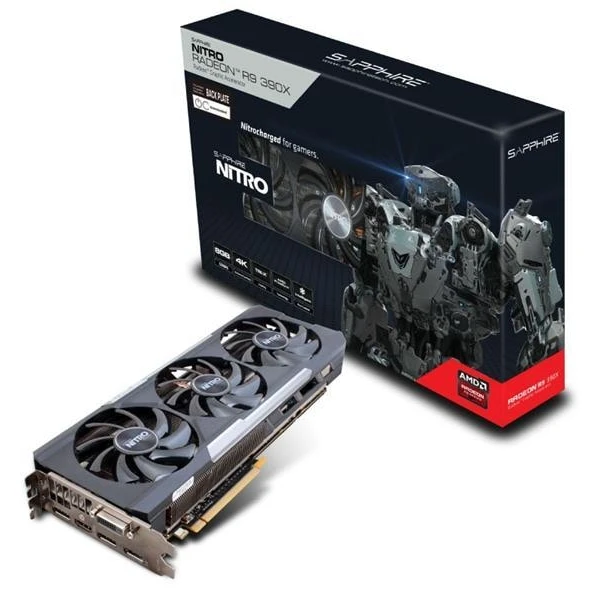 
S. apphire R. adeon N. itro R9 390X 8GB GDDR5 Graphics Card 