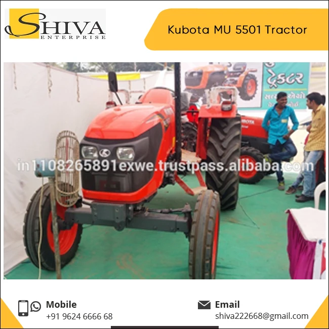 Trusted India Exporter Huge Demanded 4 X 4 Kubota Tractor on Sale