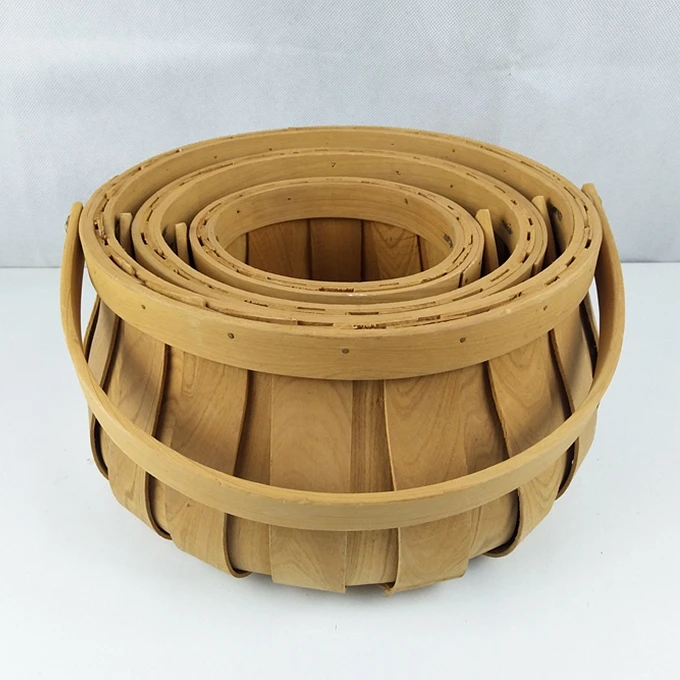 Wholesale cheap Wood Basket suppliers Gift Basket Easter Festival Easter Basket