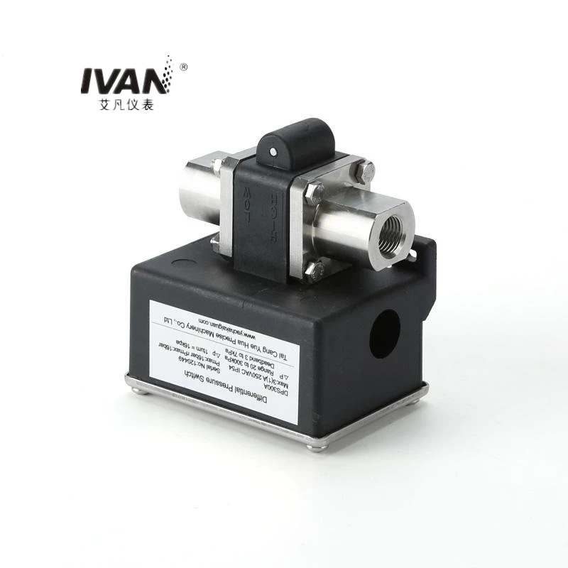 Water Differential pressure flow switch with single adjustable setpoint for filters 4-20ma