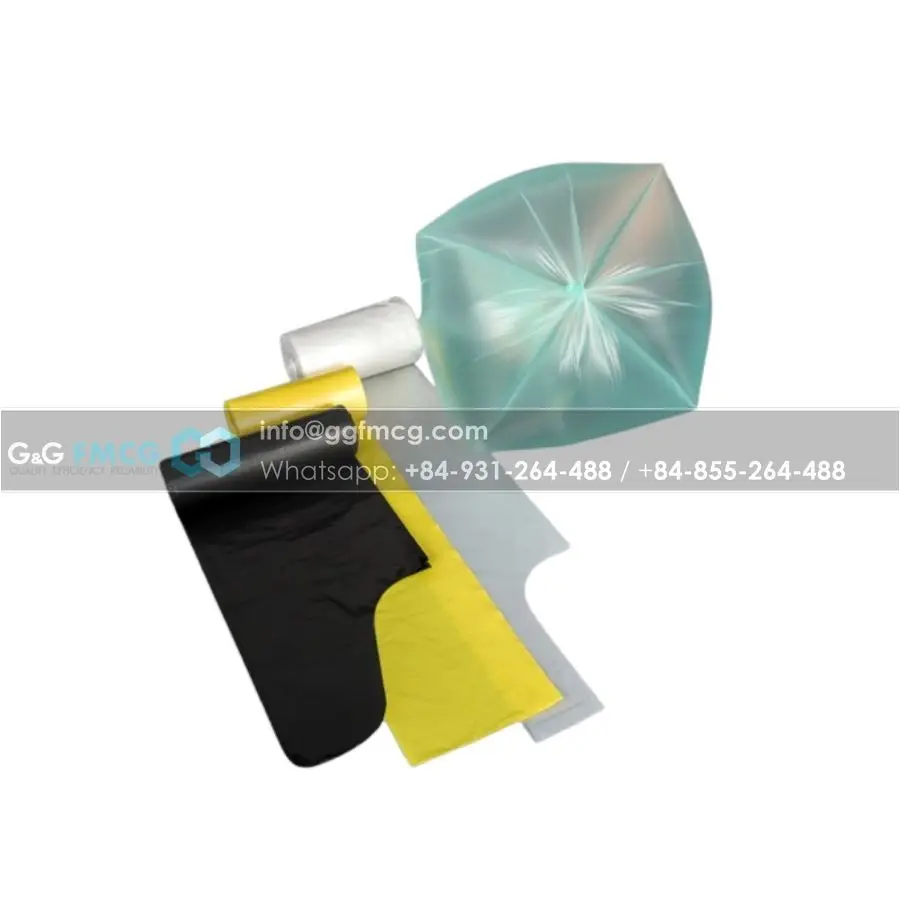 Plastic Garbage Bags, Biodegradable Garbage Bags, Wholesale Garbage Bags And Black Color Garbage Bags On Roll With Good Quality