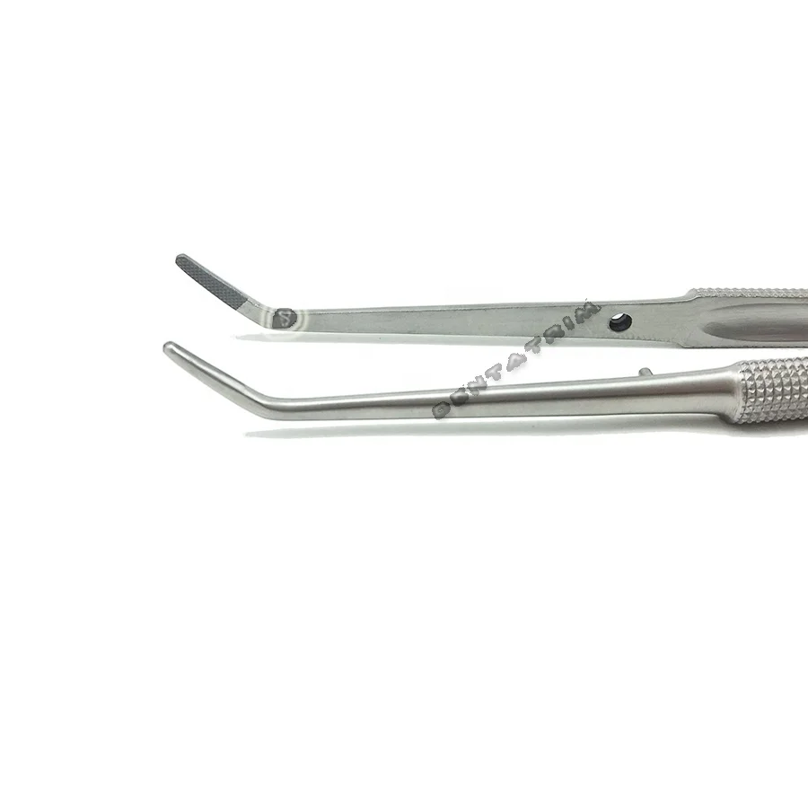 TC шовные щипцы для завязывания Пинцет прямые и изогнутые 7 дюймов Ортодонтические стоматологические хирургические