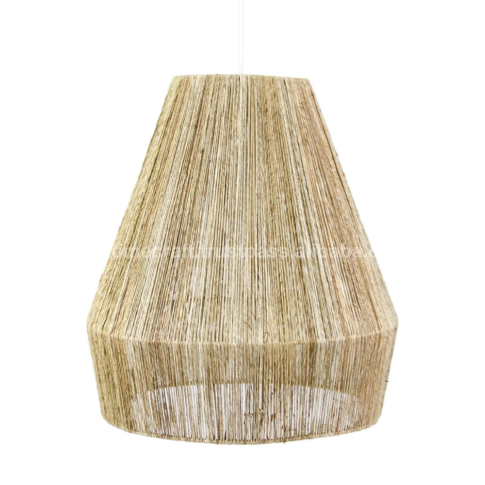 New Decor Woven Straw Jute lamp shade, Pedant Lampshade decor ceiling home wholesale