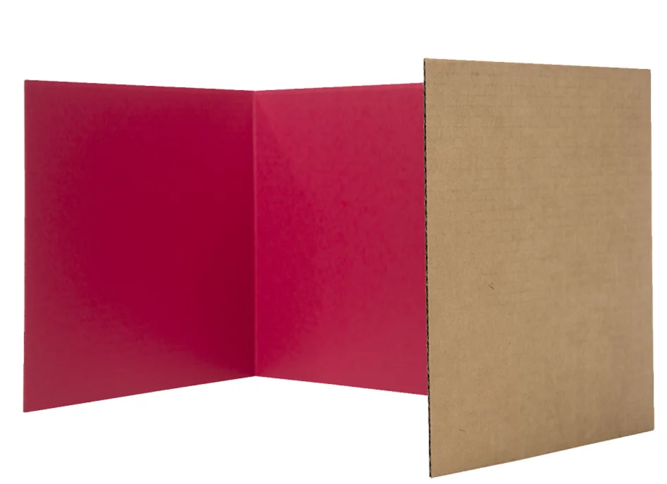 Display 18 x 48 1 Ply Red Project Board Bulk Pack of 24  Turn Any Presentation from ok to A+