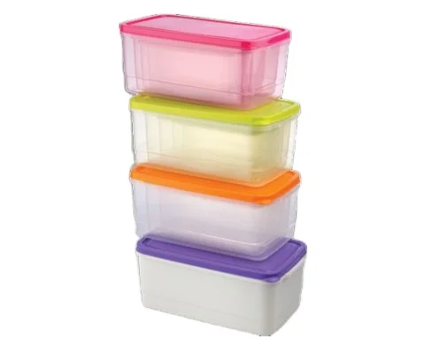 New 2023 Plastic Multi Storage Container 5 pieces set high quality with cheapest cost by dynasty